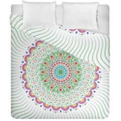 Flower Abstract Floral Duvet Cover Double Side (california King Size) by Celenk