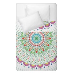 Flower Abstract Floral Duvet Cover Double Side (single Size) by Celenk