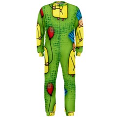 Seamless Repeating Tiling Tileable Onepiece Jumpsuit (men)  by Celenk