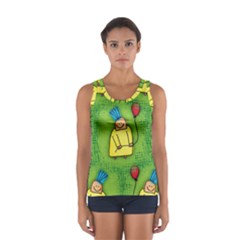 Seamless Repeating Tiling Tileable Sport Tank Top  by Celenk