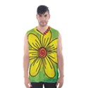 Flower Cartoon Painting Painted Men s Basketball Tank Top View1