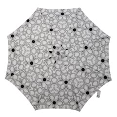 Pattern Zentangle Handdrawn Design Hook Handle Umbrellas (large) by Celenk