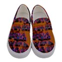 WORDS Women s Canvas Slip Ons View1