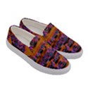 WORDS Women s Canvas Slip Ons View3