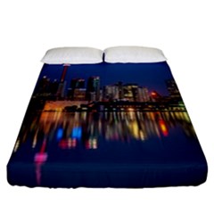 Buildings Can Cn Tower Canada Fitted Sheet (california King Size) by Celenk