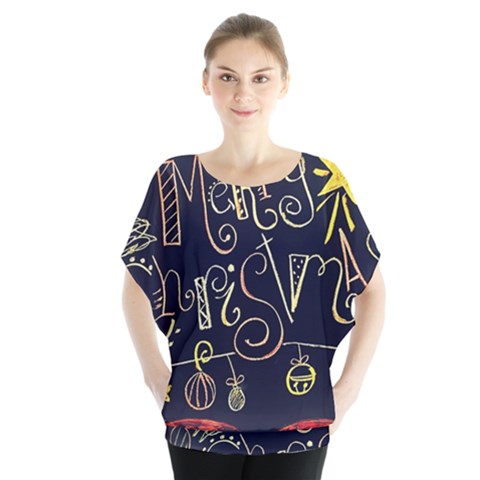 Chalk Chalkboard Board Frame Blouse by Celenk