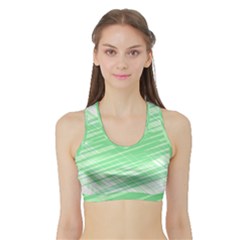 Dirty Dirt Structure Texture Sports Bra With Border by Celenk