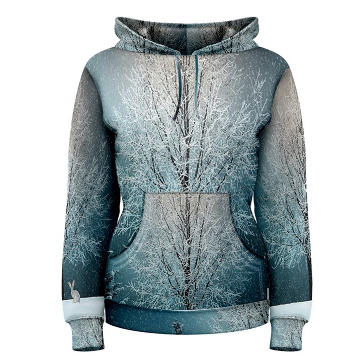 Winter Wintry Snow Snow Landscape Women s Pullover Hoodie