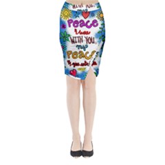 Christian Christianity Religion Midi Wrap Pencil Skirt by Celenk