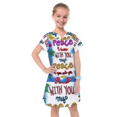 Christian Christianity Religion Kids  Drop Waist Dress by Celenk