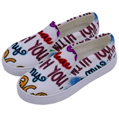 Christian Christianity Religion Kids  Canvas Slip Ons by Celenk