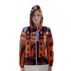 Blue Hour Colliery House Hooded Wind Breaker (women) by Celenk