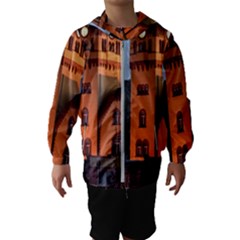 Blue Hour Colliery House Hooded Wind Breaker (kids) by Celenk