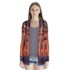 Blue Hour Colliery House Drape Collar Cardigan by Celenk