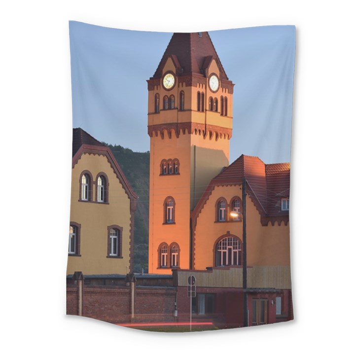 Blue Hour Colliery House Medium Tapestry