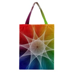 Abstract Star Pattern Structure Classic Tote Bag by Celenk