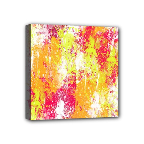 Painting Spray Brush Paint Mini Canvas 4  x 4 