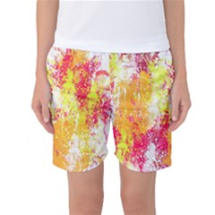 Painting Spray Brush Paint Women s Basketball Shorts