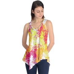 Painting Spray Brush Paint Sleeveless Tunic