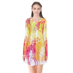 Painting Spray Brush Paint Flare Dress