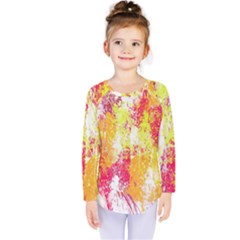 Painting Spray Brush Paint Kids  Long Sleeve Tee