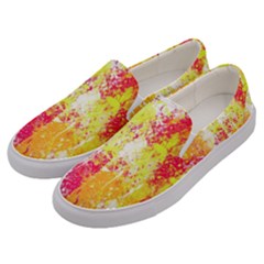 Painting Spray Brush Paint Men s Canvas Slip Ons