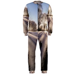 Winter Lake Cold Wintry Frozen Onepiece Jumpsuit (men)  by Celenk