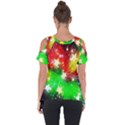 Star Abstract Pattern Background Cut Out Side Drop Tee View2