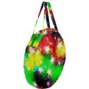 Star Abstract Pattern Background Giant Round Zipper Tote View3