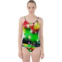 Star Abstract Pattern Background Cut Out Top Tankini Set View1