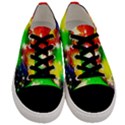 Star Abstract Pattern Background Men s Low Top Canvas Sneakers View1