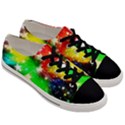 Star Abstract Pattern Background Men s Low Top Canvas Sneakers View3