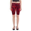 Abstract Scrawl Doodle Mess Yoga Cropped Leggings View1