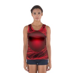 Abstract Scrawl Doodle Mess Sport Tank Top  by Celenk