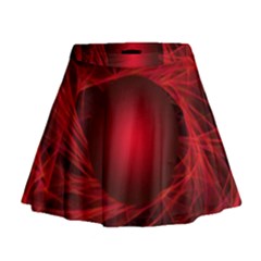 Abstract Scrawl Doodle Mess Mini Flare Skirt by Celenk