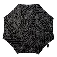 Tribal Stripes Pattern Hook Handle Umbrellas (large) by dflcprints