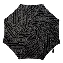 Tribal Stripes Pattern Hook Handle Umbrellas (small) by dflcprints