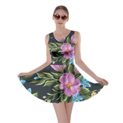 Beautiful Floral Pattern Skater Dress by allthingseveryone