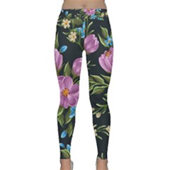 Beautiful Floral Pattern Classic Yoga Leggings