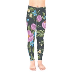 Beautiful Floral Pattern Kids  Legging