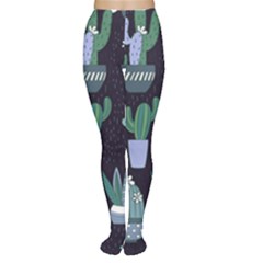 Cactus Pattern Women s Tights