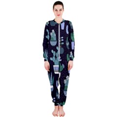 Cactus Pattern Onepiece Jumpsuit (ladies) 