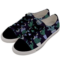 Cactus Pattern Men s Low Top Canvas Sneakers