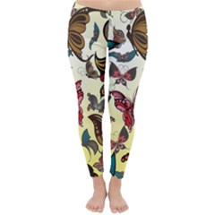 Colorful Butterflies Classic Winter Leggings