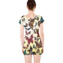 Colorful Butterflies Short Sleeve Bodycon Dress View2