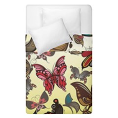 Colorful Butterflies Duvet Cover Double Side (single Size)