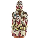 Colorful Butterflies Long Sleeve Hooded T-shirt View2