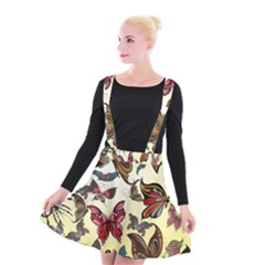 Colorful Butterflies Suspender Skater Skirt by allthingseveryone