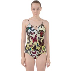 Colorful Butterflies Cut Out Top Tankini Set by allthingseveryone