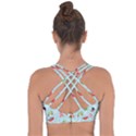 Winter Fun Pattern Cross String Back Sports Bra View2